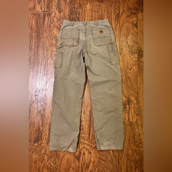 Men’s Carhartt Dungaree Fit Vintage Canvas Pants - Picture 2 of 3